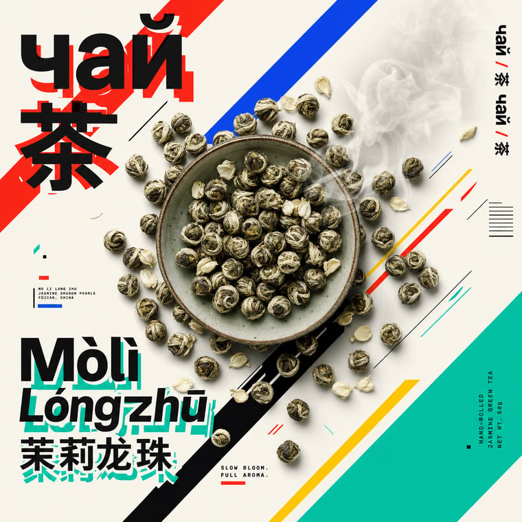 The design — Mòlì Lǒng Zhú