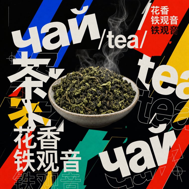 The design — Floral Tie Guan Yin